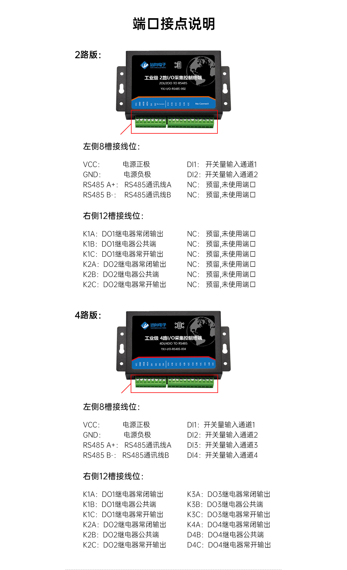 I/O采集控制终端