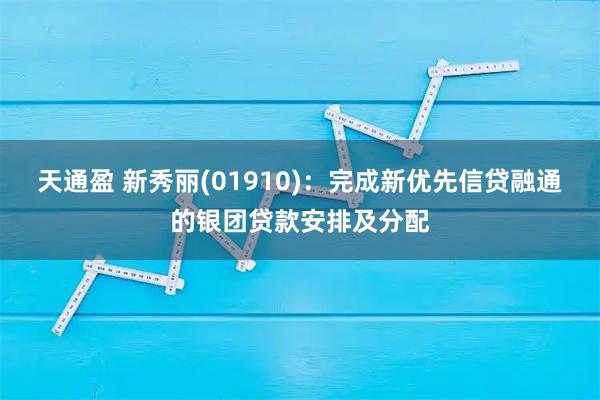 天通盈 新秀丽(01910)：完成新优先信贷融通的银团贷款安排及分配