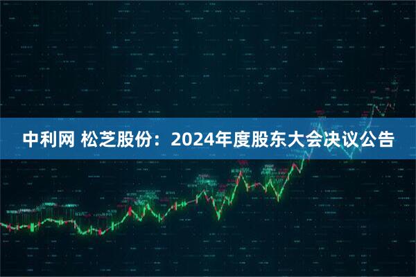 中利网 松芝股份：2024年度股东大会决议公告